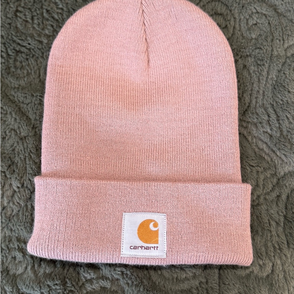 Carhartt Light Pink Knit Beanie